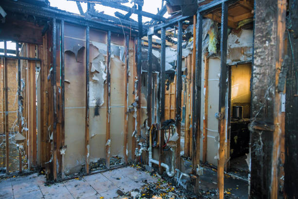 Professional Fire Damage Repair technician working in East Wenatchee, WA